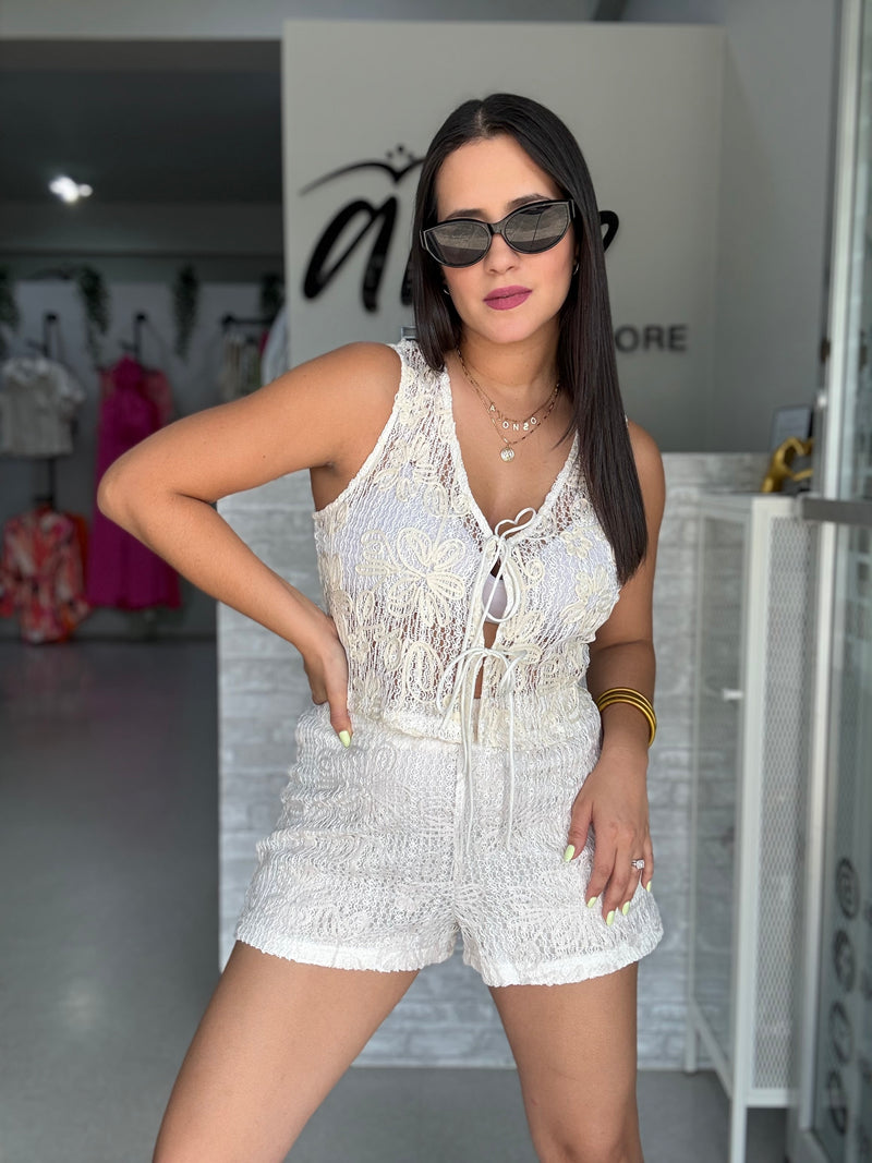 Ivory Short Set