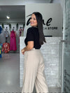 Belted Taupe Pant