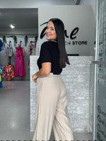 Belted Taupe Pant