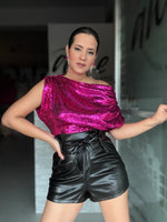 Leather Black Short