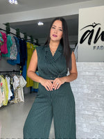 Stripes Dark Green Set