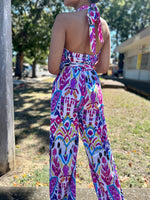 Colorful Halter Jumpsuit