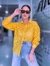 Yellow Lace Shirt