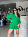 Green Long Sleeve Set