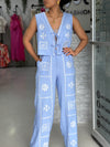 Blue Embroidery Set