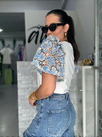 Lace Sleeves T-Shirt