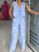 Blue Embroidery Set