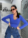 Royal Blue Basic Top