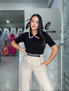 Belted Taupe Pant
