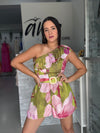 Green Tropical Romper