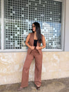 Brown Vest Set