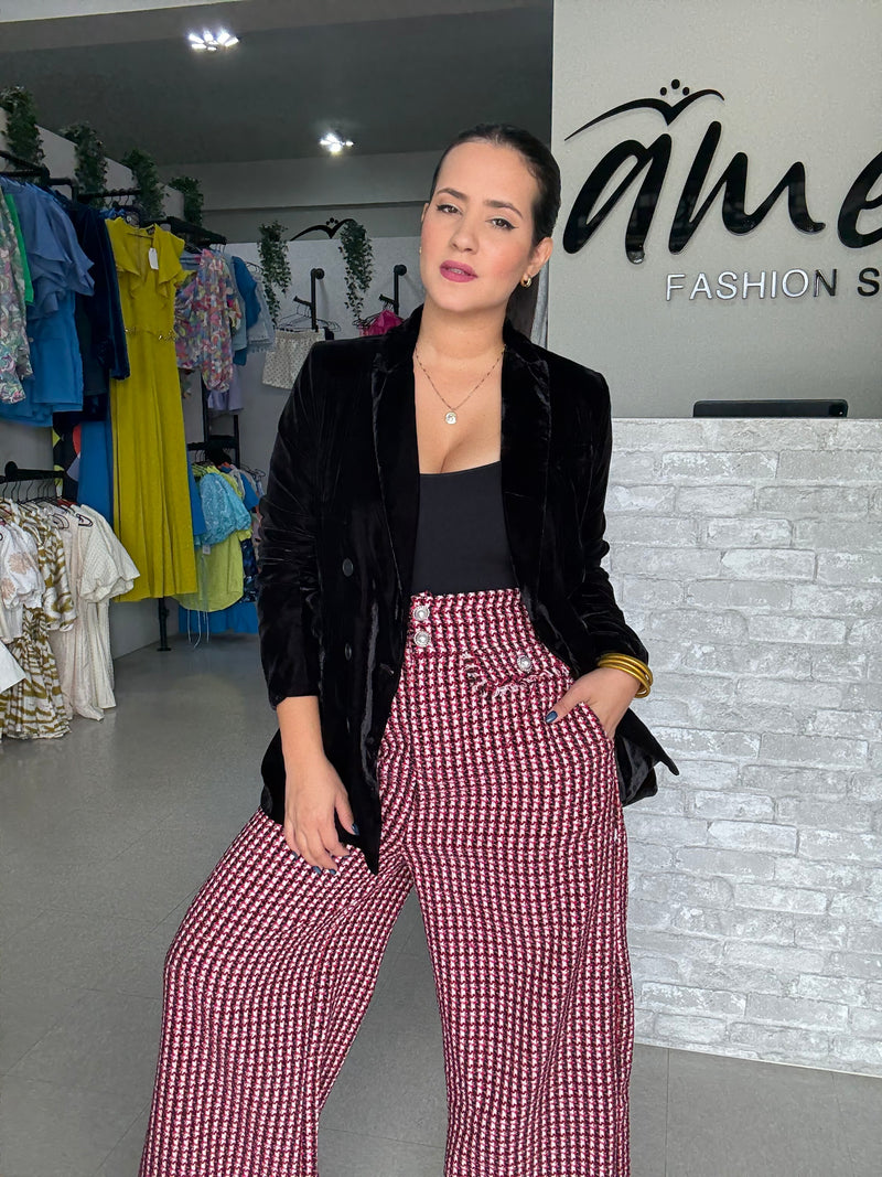 Red Tweed Bottom