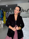 Velvet Black Blazer