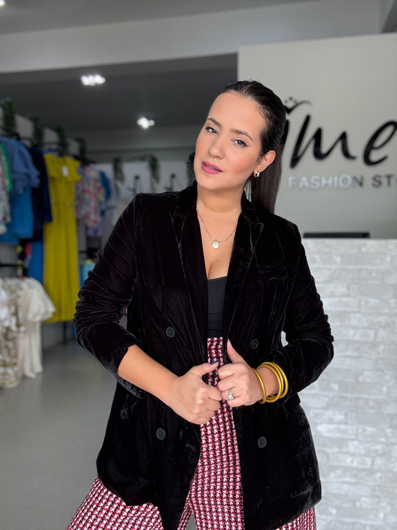 Velvet Black Blazer