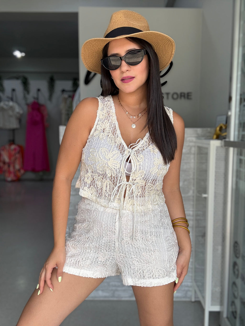 Ivory Short Set