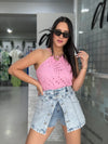 Pink Halter Top