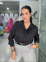 Black Gold Button Down Shirt