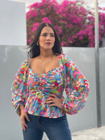 Floral Peplum Blouse