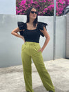 Lime Trouser Bottom