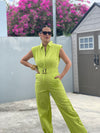 Lime Green Jumpsuit