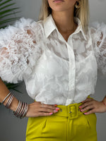 Organza White Blouse