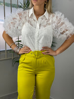 Organza White Blouse