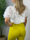 Organza White Blouse