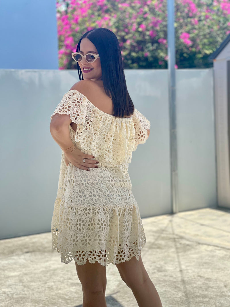 Ivory Lace Dress