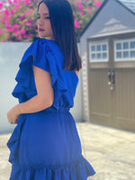 Royal Blue One Shoulder Dress