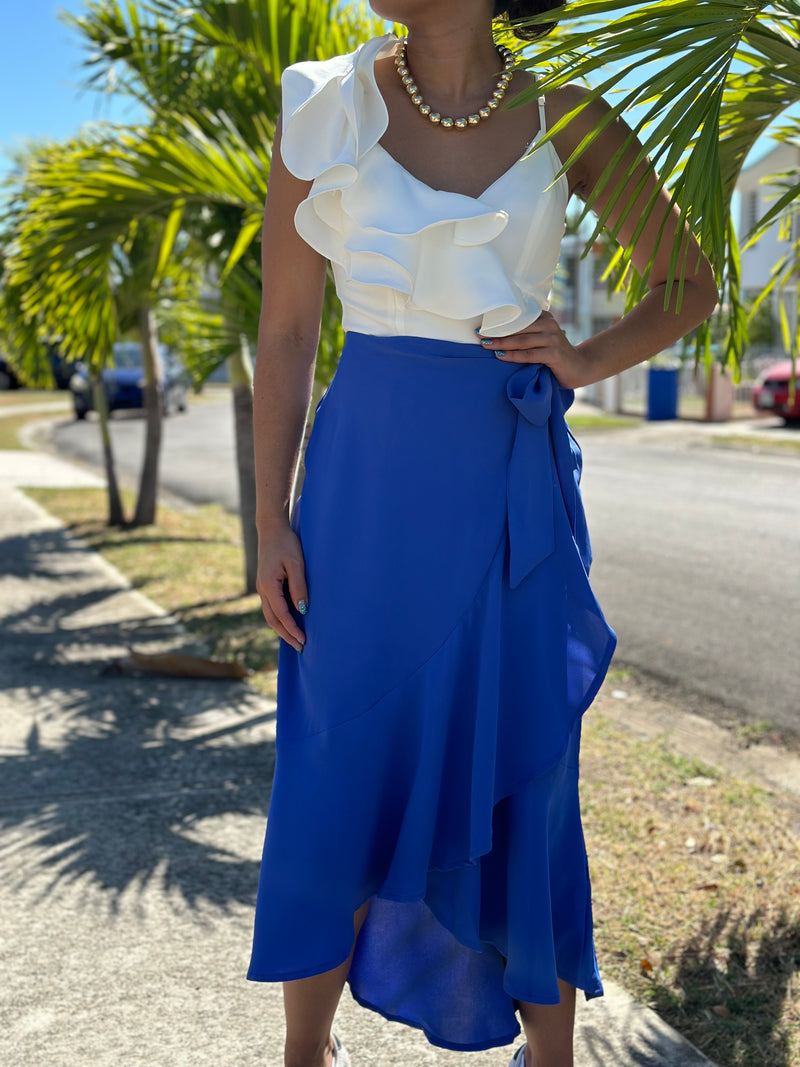 Royal Blue Skirt