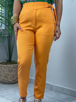 Orange Pencil Pant