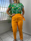 Orange Pencil Pant