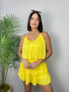 Yellow Ruffles Romper