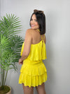 Yellow Ruffles Romper