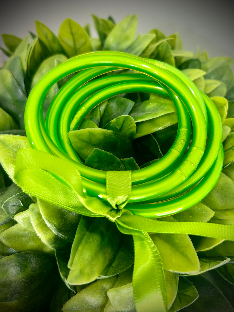 Neon Green Bangle Bracelet