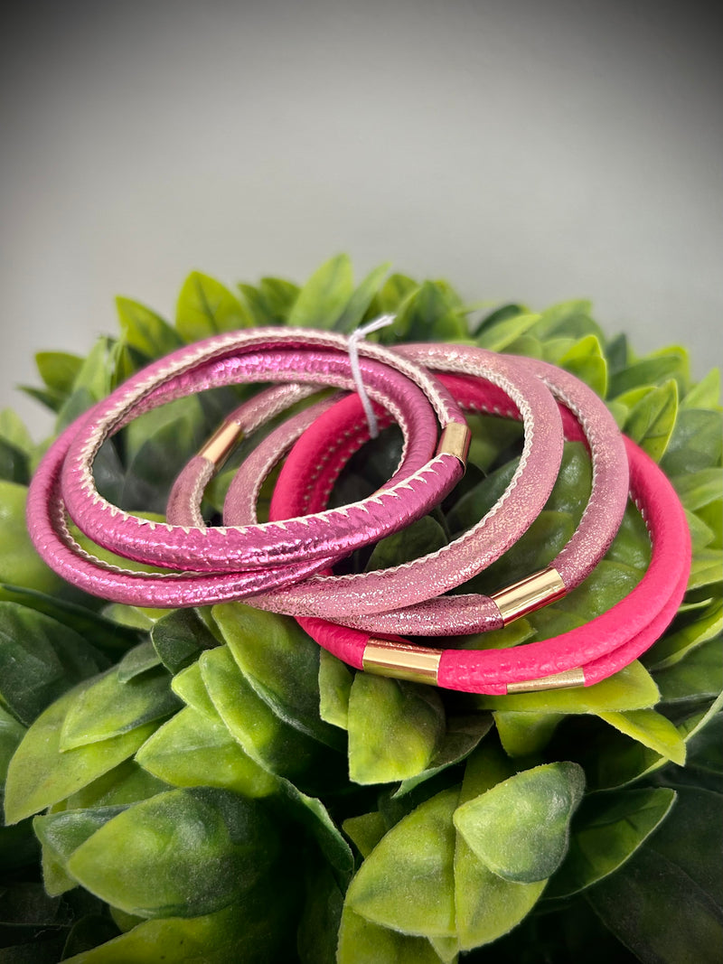 Pink Shades Bangle Bracelet