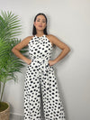 White Dots Jumpsuit