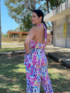 Colorful Halter Jumpsuit