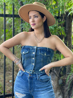 Denim Crop Top