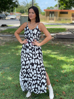 Black And White Maxi Dress