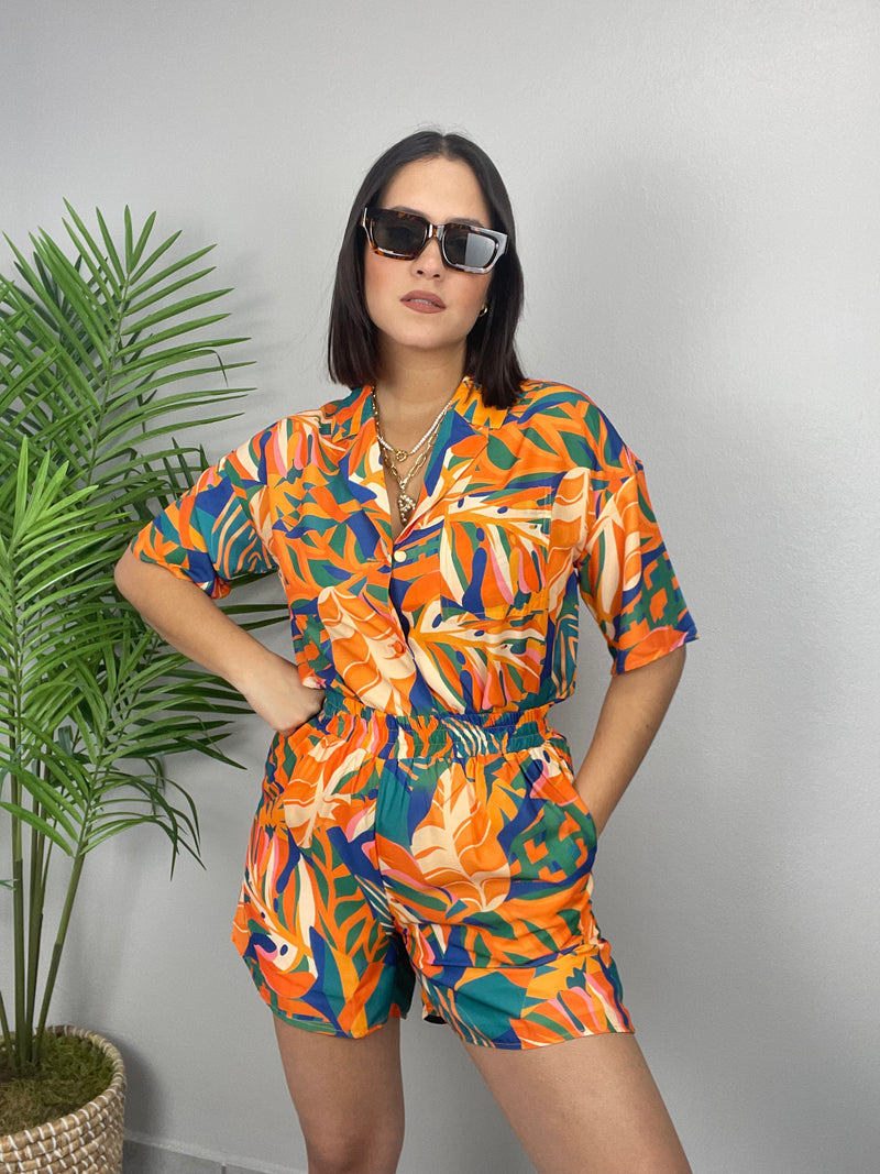 Orange Tropical Set