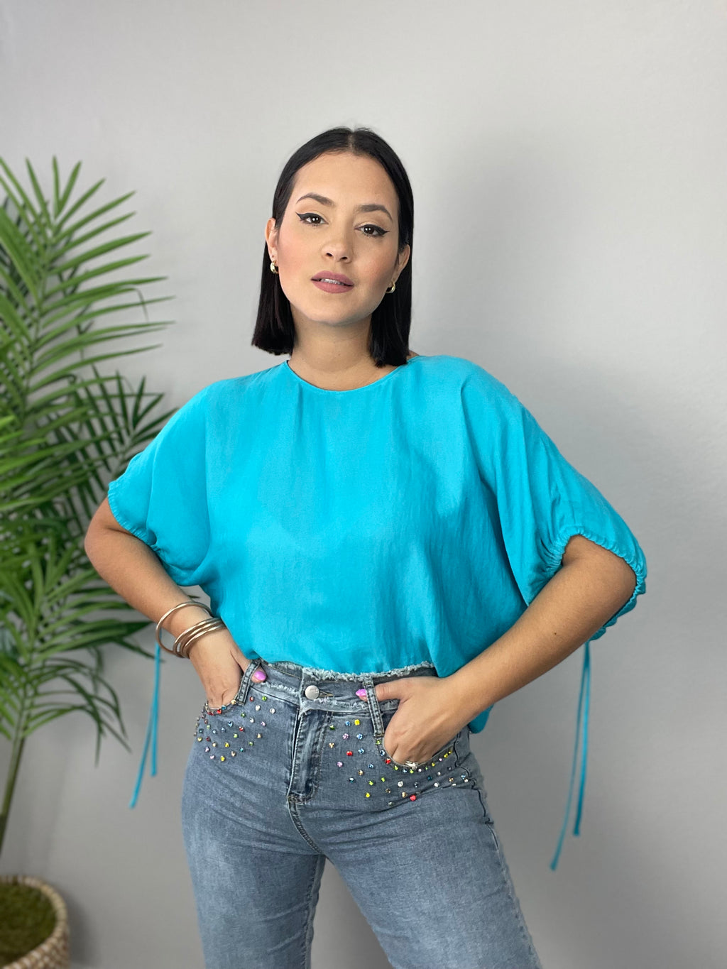 Scuba Blue Blouse