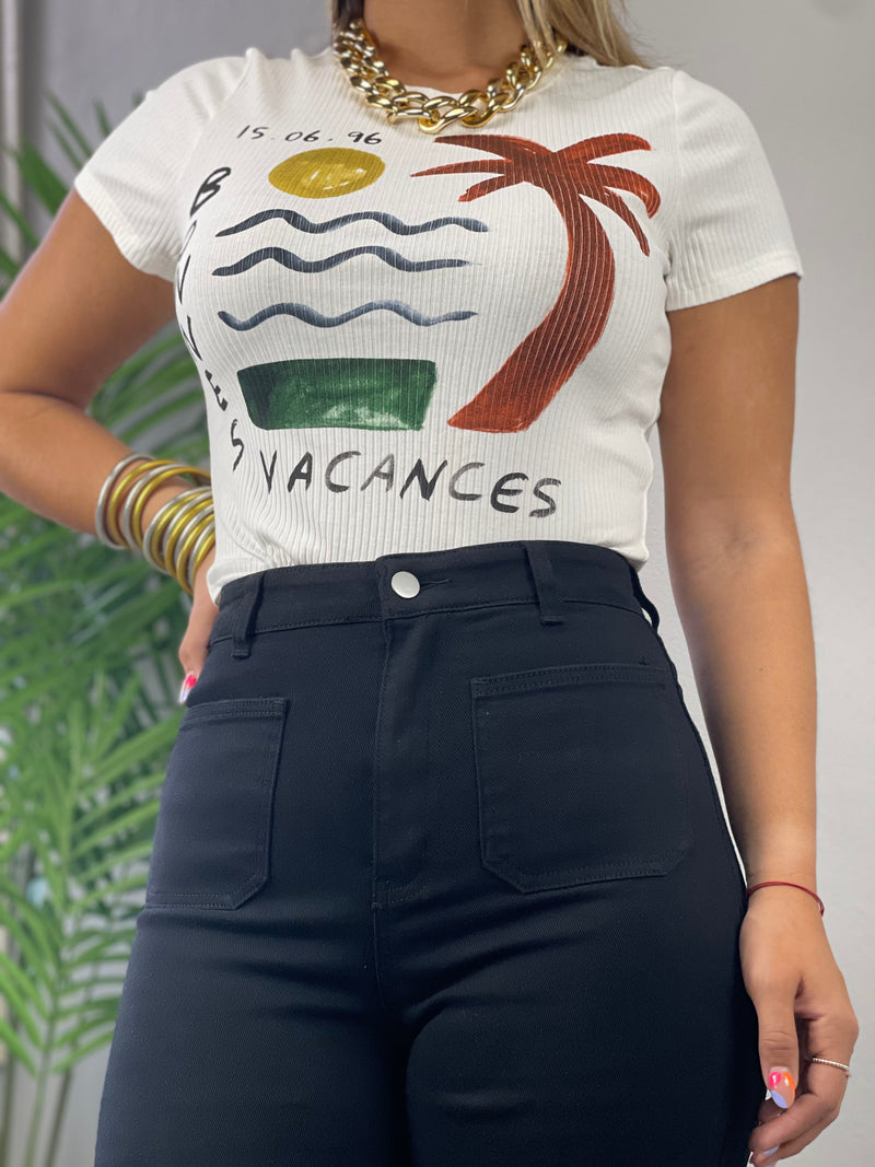 Vacances Crop T-Shirt