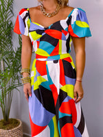 Geometric Colorful Crop Set