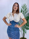 Corset Denim Skirt