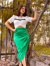 Green Long Skirt