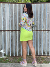 Neon Green Skirt