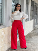 Red Trouser Pant