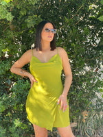 Shamrock Satin Dress