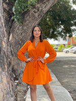 Orange Short Dress